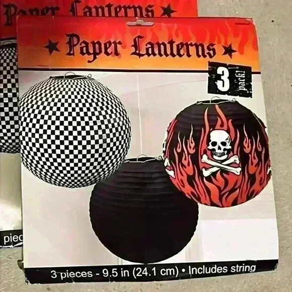 HUGE Rock N Roll Party Lot Decor Banner table toppers, scene setter lanterns - Picture 4 of 7